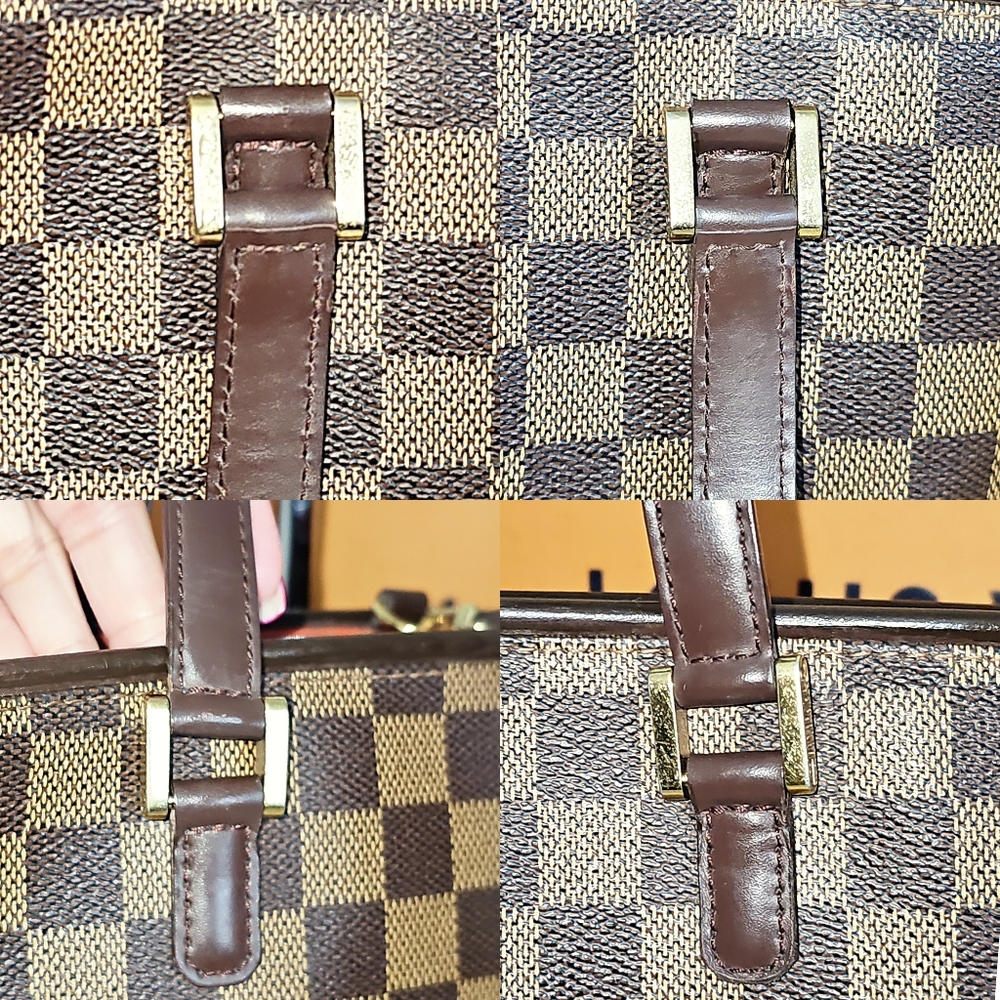 🔥Beautiful Condition🔥 Louis Vuitton Damier Ebene Manosque PM - Picture 4 of 17